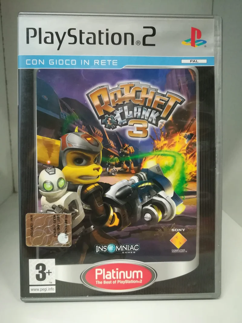 RATCHET E CLANK 3 PS2 (usato)(versione italiana)