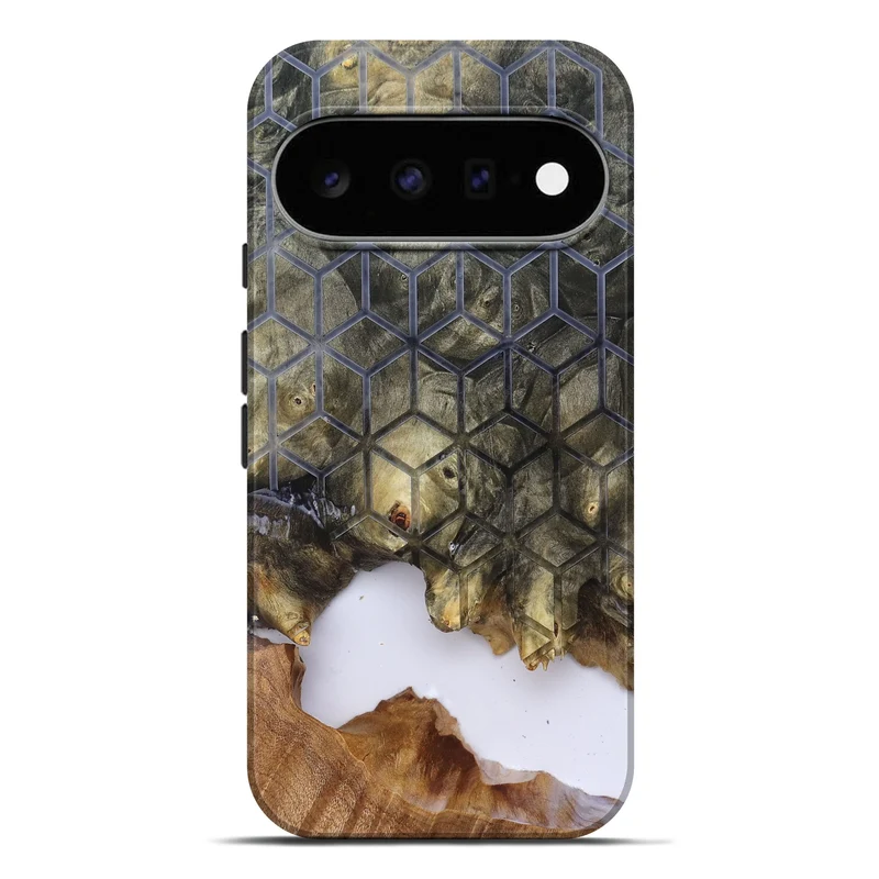 Pixel 11 Pro XL Wood Live Edge Phone Case - Matteo (Clear, 829803)