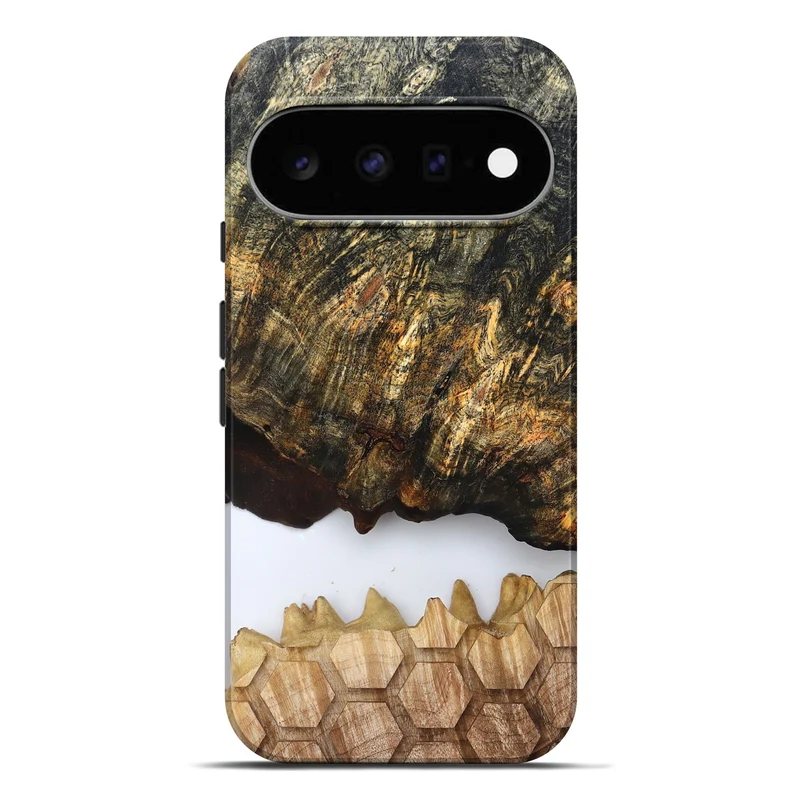 Pixel 11 Pro XL Wood Live Edge Phone Case - Artis (Clear, 829808)