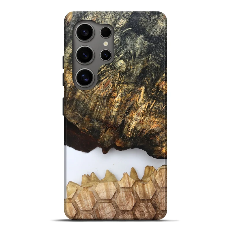 Galaxy S25 Ultra Wood Live Edge Phone Case - Artis (Clear, 829808)