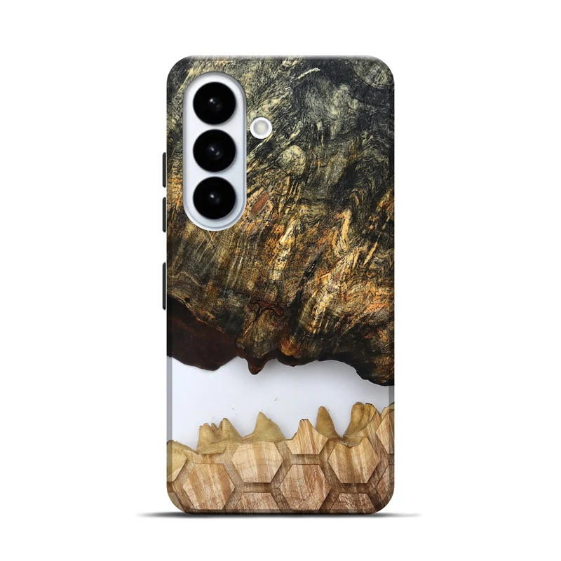 Galaxy S26 Wood Live Edge Phone Case - Artis (Clear, 829808)