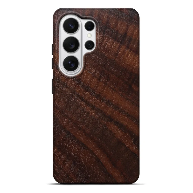 Galaxy S26 Ultra Wood Live Edge Phone Case - Birdie (Solid Wood, 829817)