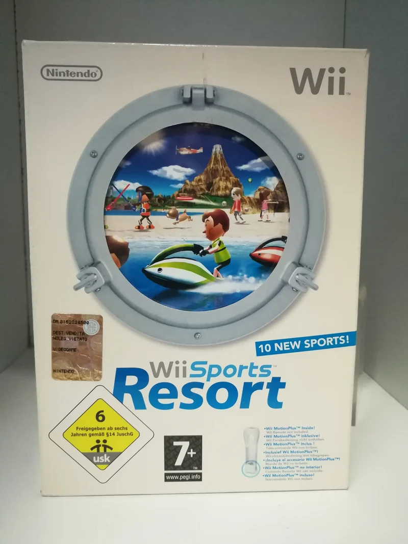 NINTENDO WII SPORTS RESORT +WII MOTION PLUS (usato garantito)