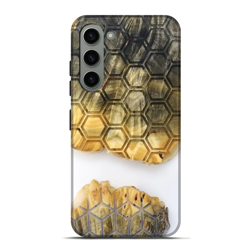 Galaxy S23 Plus Wood Live Edge Phone Case - Ron (Clear, 829818)