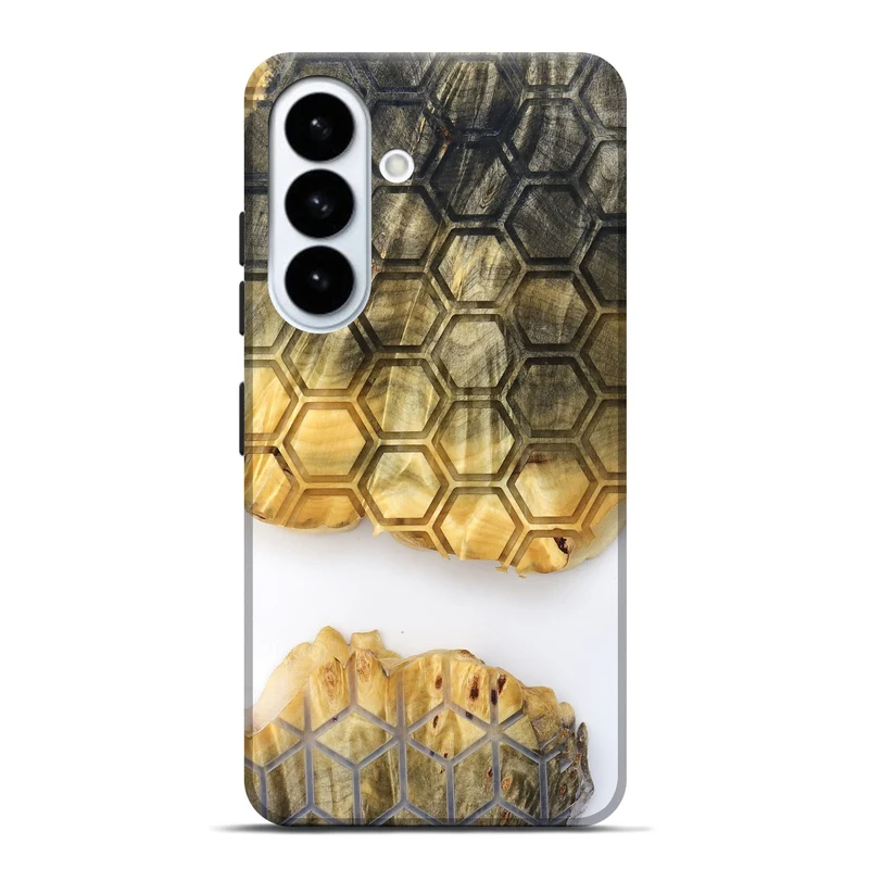 Galaxy S26 Plus Wood Live Edge Phone Case - Ron (Clear, 829818)
