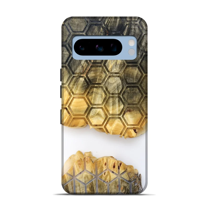 Pixel 8 Pro Wood Live Edge Phone Case - Ron (Clear, 829818)