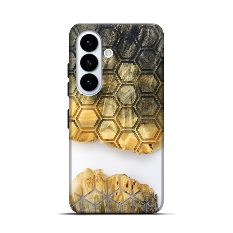 Galaxy S26 Wood Live Edge Phone Case - Ron (Clear, 829818)