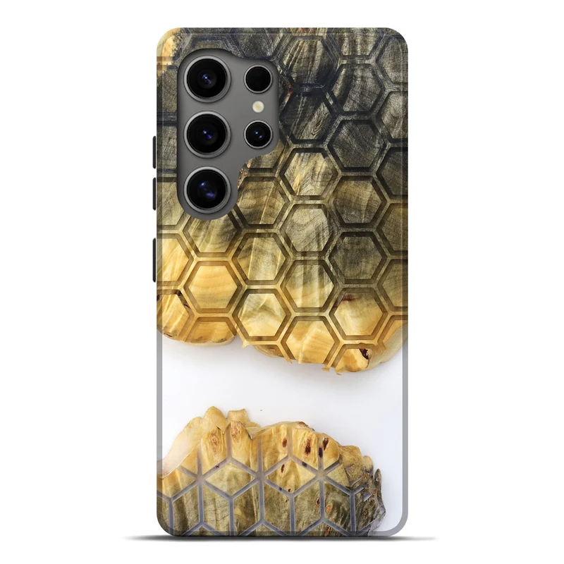 Galaxy S25 Ultra Wood Live Edge Phone Case - Ron (Clear, 829818)