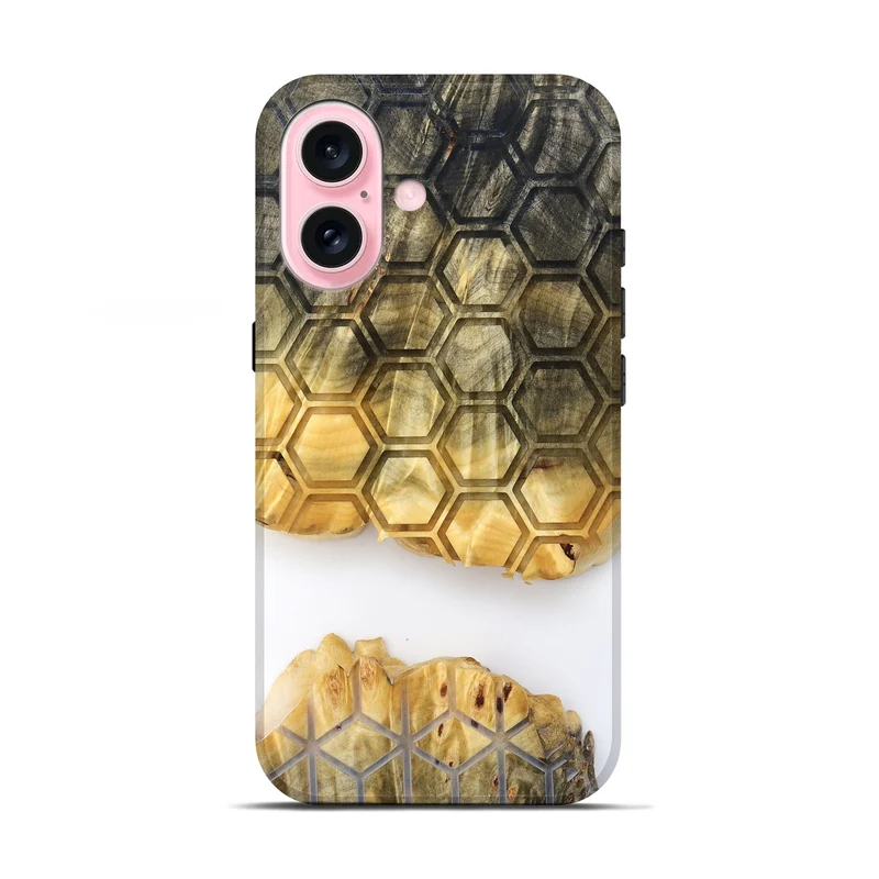 iPhone 17 Wood Live Edge Phone Case - Ron (Clear, 829818)