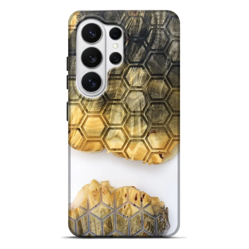 Galaxy S26 Ultra Wood Live Edge Phone Case - Ron (Clear, 829818)