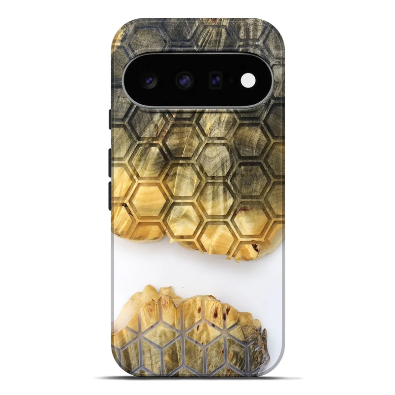 Pixel 11 Pro XL Wood Live Edge Phone Case - Ron (Clear, 829818)