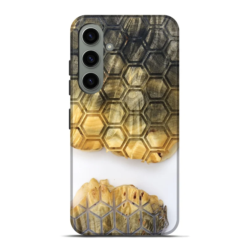 Galaxy S24 Plus Wood Live Edge Phone Case - Ron (Clear, 829818)