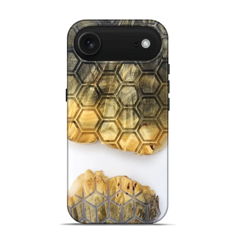 iPhone 17 Air Wood Live Edge Phone Case - Ron (Clear, 829818)