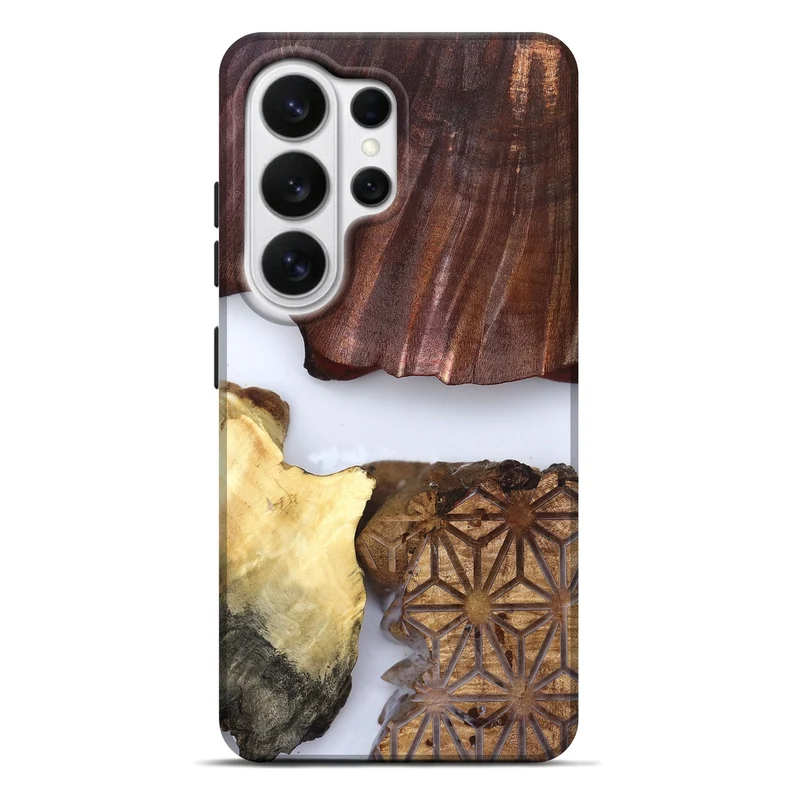 Galaxy S26 Ultra Wood Live Edge Phone Case - Deanna (Clear, 829796)