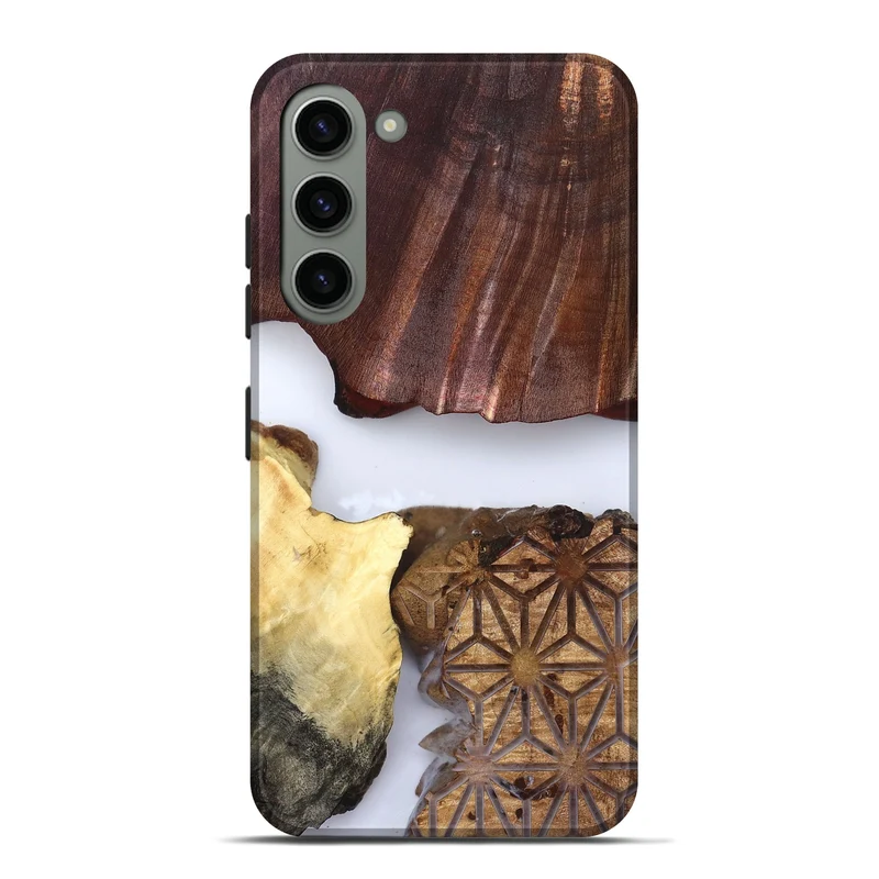 Galaxy S23 Plus Wood Live Edge Phone Case - Deanna (Clear, 829796)