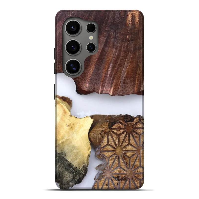 Galaxy S25 Ultra Wood Live Edge Phone Case - Deanna (Clear, 829796)