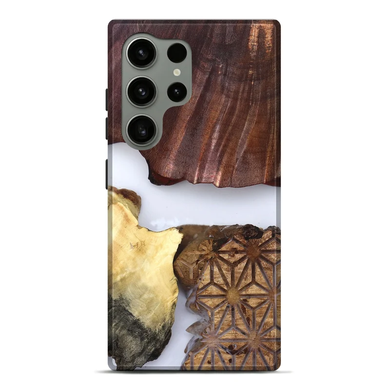 Galaxy S24 Ultra Wood Live Edge Phone Case - Deanna (Clear, 829796)