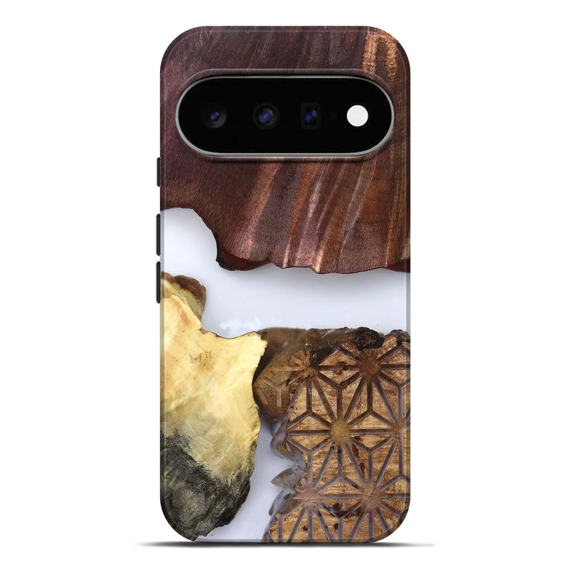 Pixel 11 Pro XL Wood Live Edge Phone Case - Deanna (Clear, 829796)