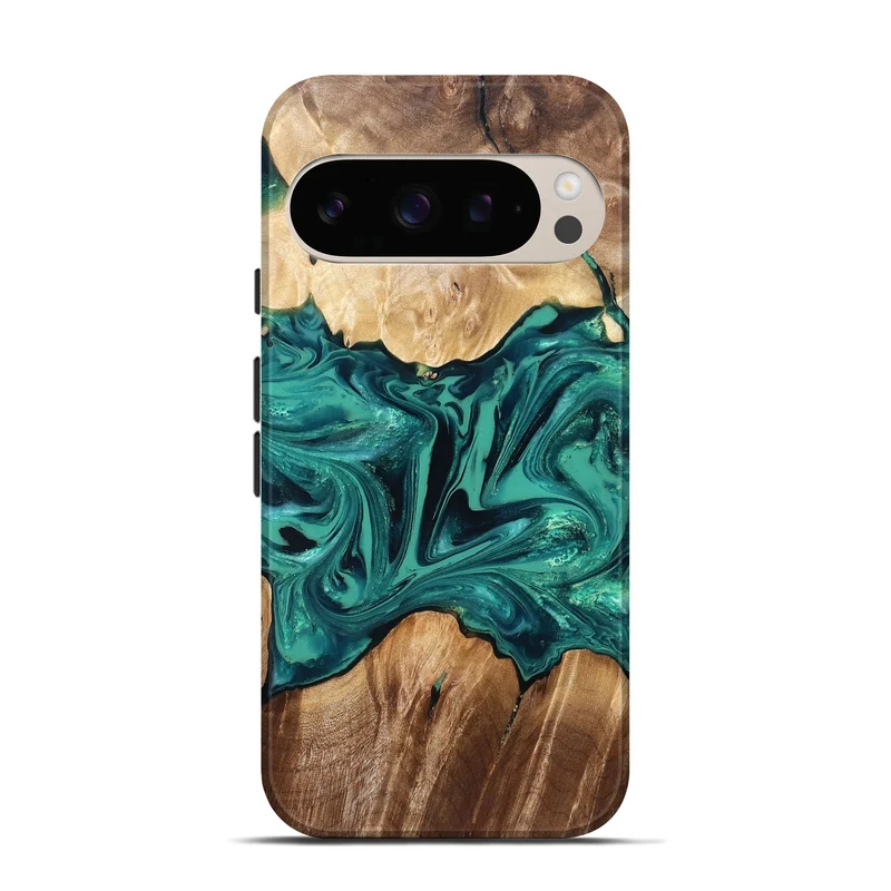 Pixel 10 Wood Live Edge Phone Case - Nash (Green, 829790)