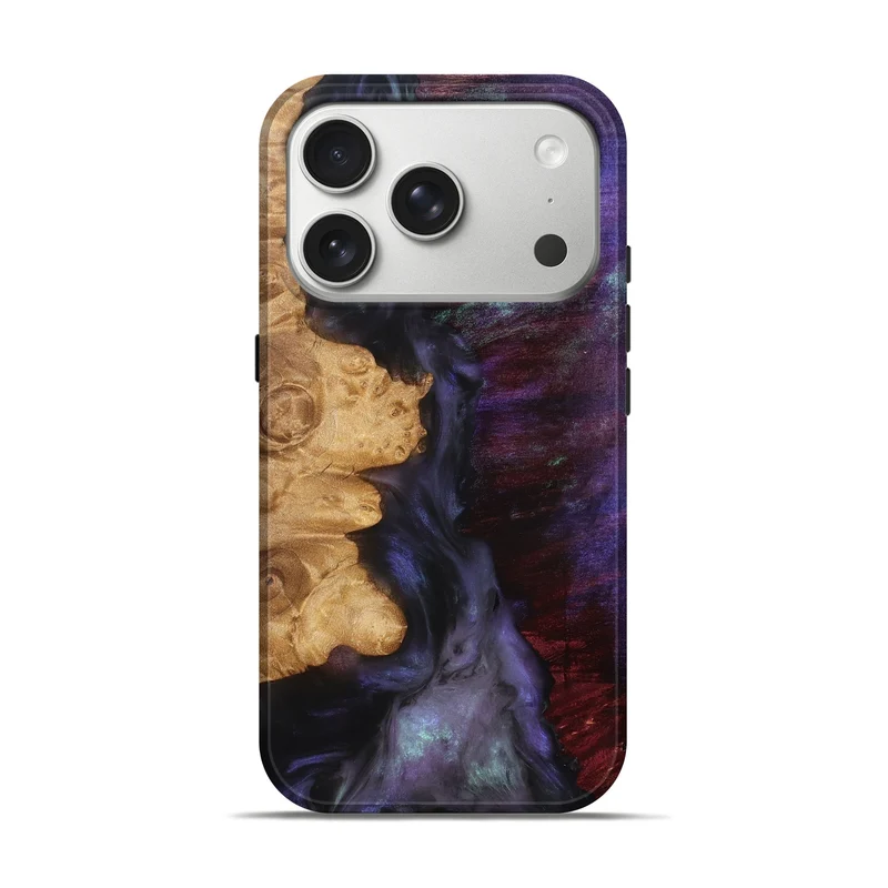 iPhone 17 Pro Wood Live Edge Phone Case - Cassie (Clear, 829787)