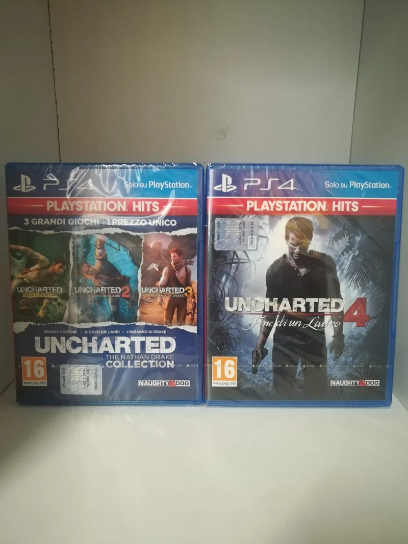 UNCHARTED 1,2,3,4, PLAYSTATION HITS PLAYSTATION 4 versione italiana