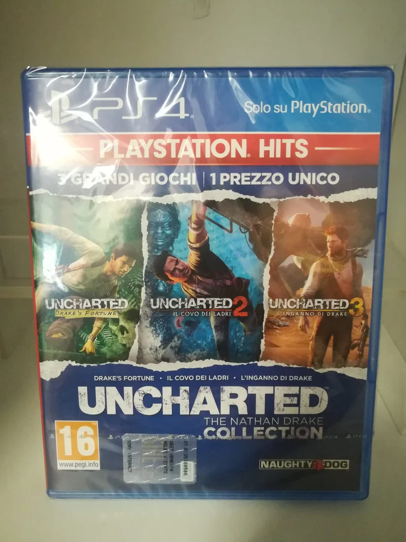 UNCHARTED COLLECTION PLAYSTATION HITS PLAYSTATION 4 versione italiana