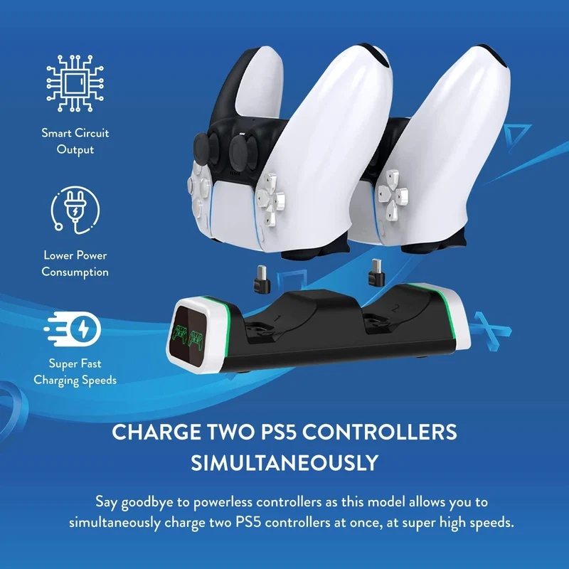 PlayStation 5 DualSense (doppia slot), Stazione di ricarica per controller PS5 ufficiali