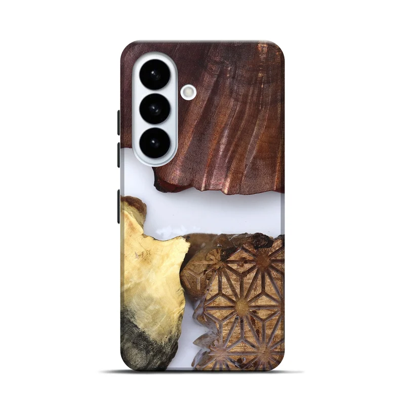 Galaxy S26 Wood Live Edge Phone Case - Deanna (Clear, 829796)