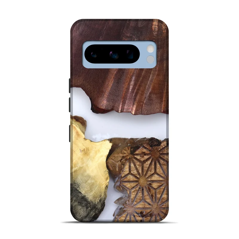 Pixel 8 Pro Wood Live Edge Phone Case - Deanna (Clear, 829796)