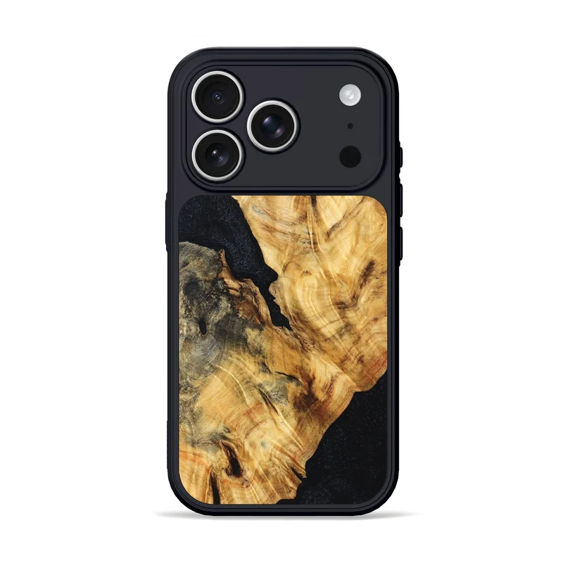 iPhone 17 Pro Wood Phone Case - Jaydin (Wood Burl, 829776)