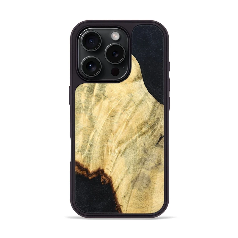 iPhone 16 Pro Wood Phone Case - Jarred (Wood Burl, 829750)