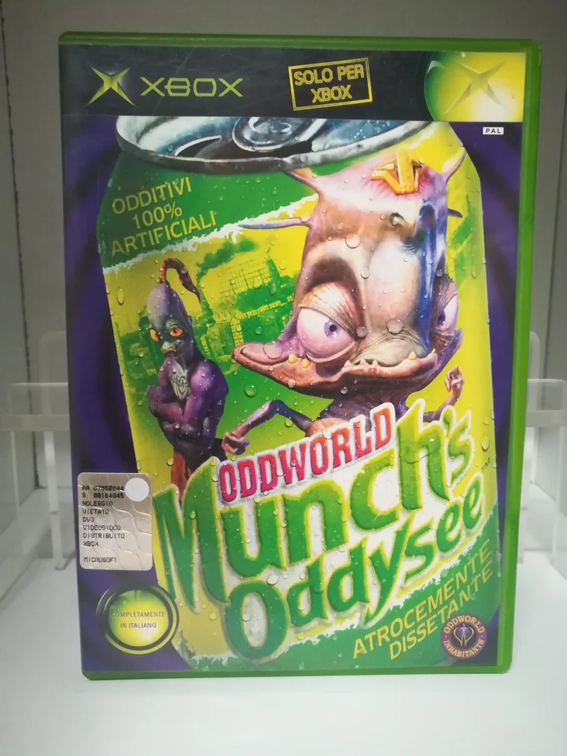 ODDWORLD MUNCH'S ODDYSEE XBOX (completamente in italiano-usato garantito)