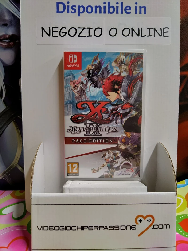 Ys IX: Monstrum Nox - Pact Edition Nintendo Switch Edizione Europea