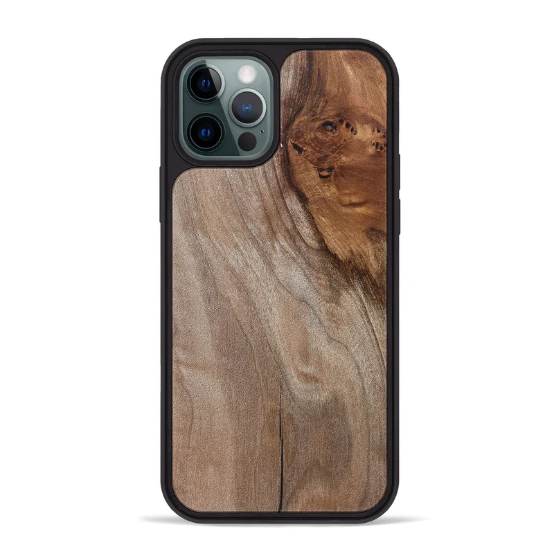 iPhone 12 Pro Max Wood Phone Case - Hakeem (Wood Burl, 829760)