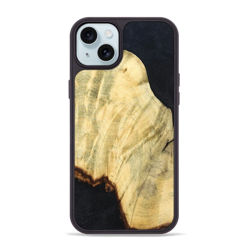 iPhone 15 Plus Wood Phone Case - Jarred (Wood Burl, 829750)