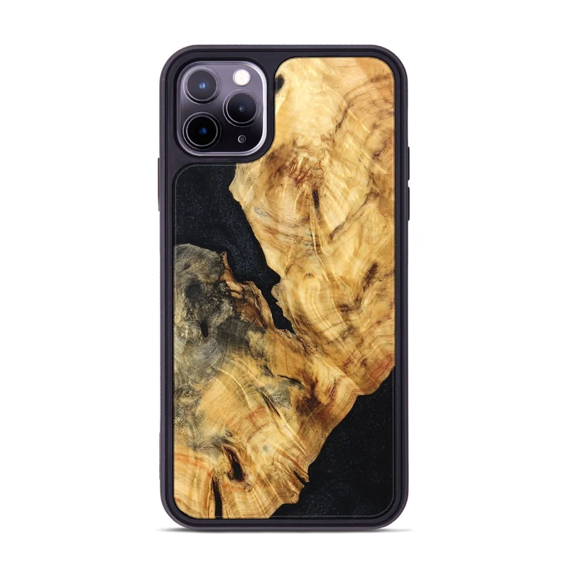 iPhone 11 Pro Max Wood Phone Case - Jaydin (Wood Burl, 829776)