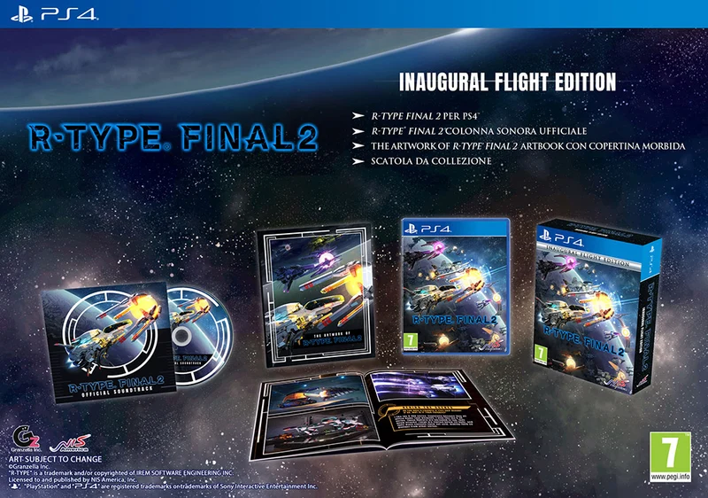 R-Type Final 2 Inaugural Flight Edition Playstation 4 Edizione Europea