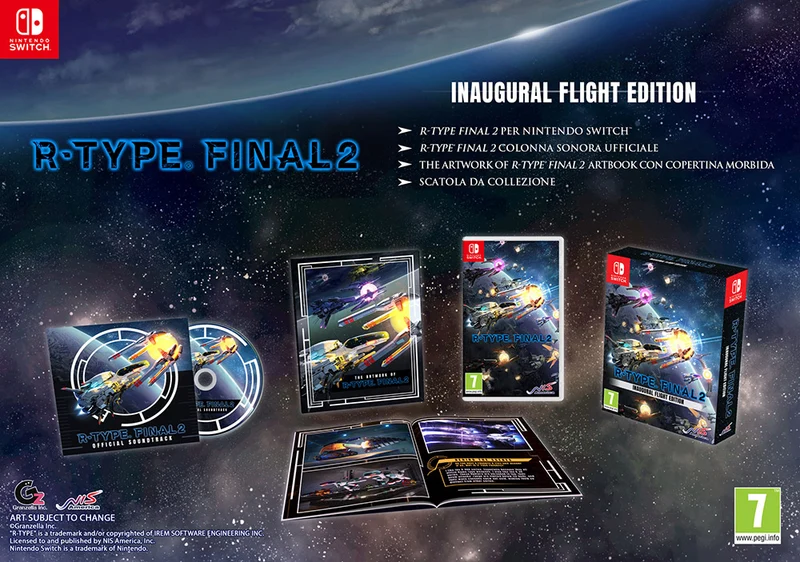 R-Type Final 2 Inaugural Flight Edition Nintendo Switch Edizione Europea