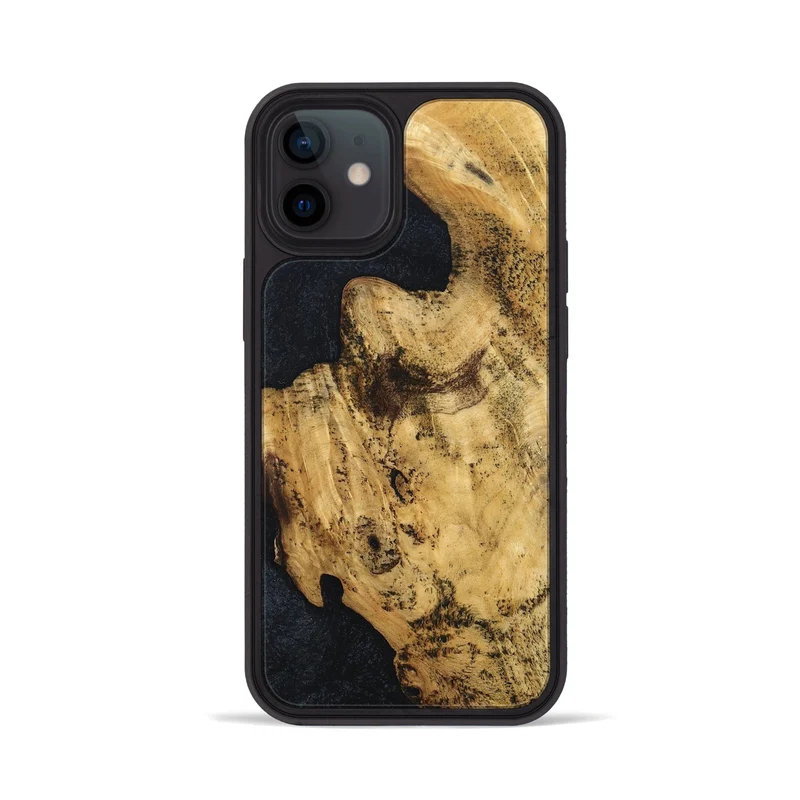iPhone 12 Wood Phone Case - Adhara (Wood Burl, 829762)