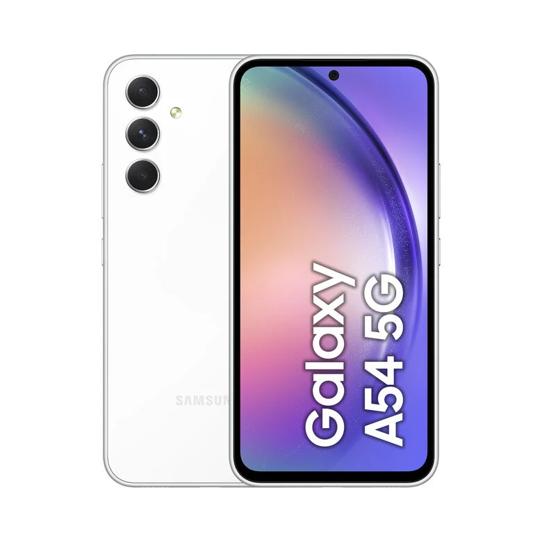 Samsung Galaxy A54 5G Display FHD+ Super AMOLED 6.4”, Android 13, 8GB RAM, 256GB, Doppia SIM, Batteria 5.000 mAh, Awesome White