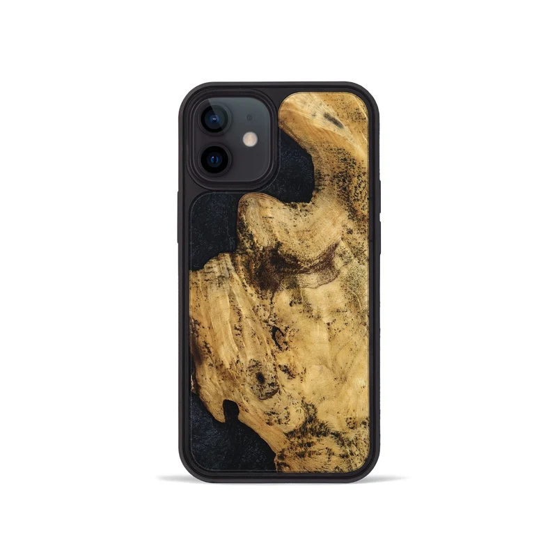 iPhone 12 mini Wood Phone Case - Adhara (Wood Burl, 829762)