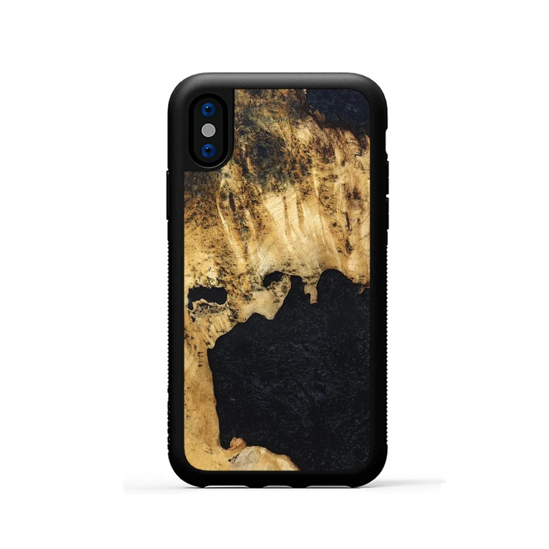 iPhone Xs Wood Phone Case - Belle (Wood Burl, 829765)