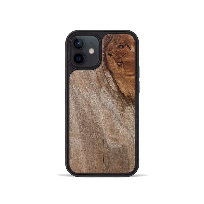 iPhone 12 mini Wood Phone Case - Hakeem (Wood Burl, 829760)