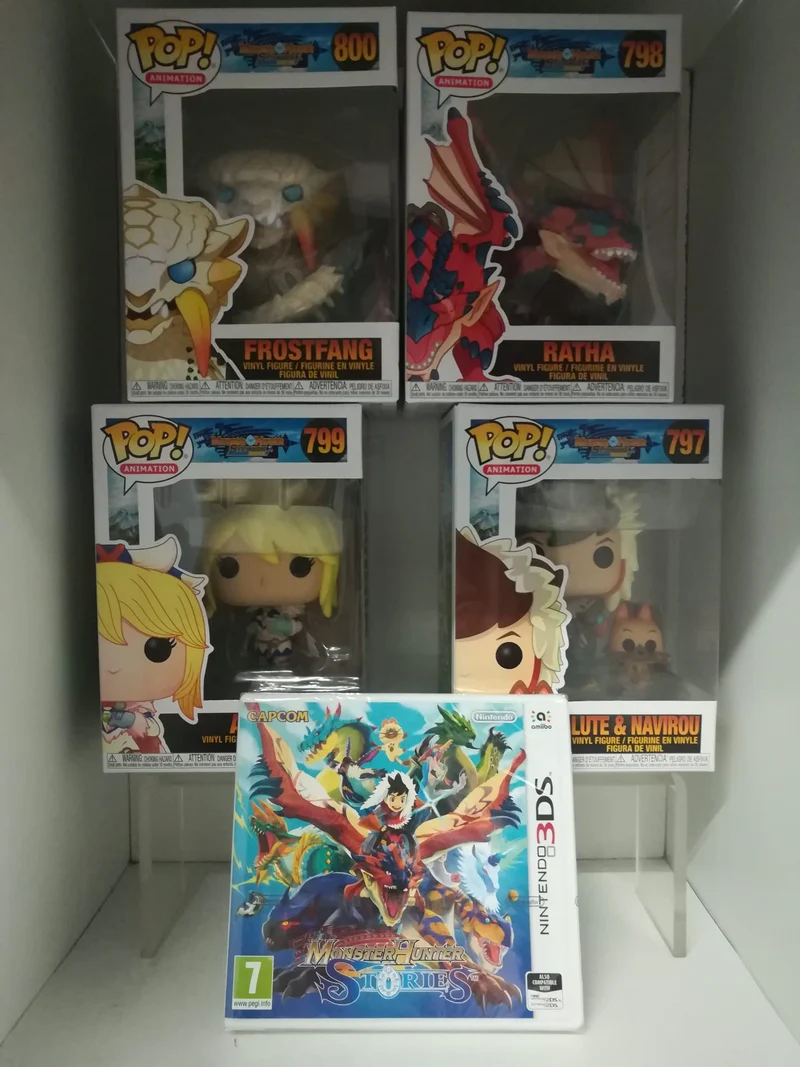 MONSTER HUNTER STORIES NINTENDO 3DS MULTILINGUA ITALIANO+4 POP! FUNKO