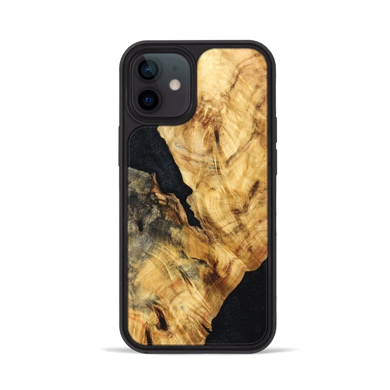 iPhone 12 Wood Phone Case - Jaydin (Wood Burl, 829776)