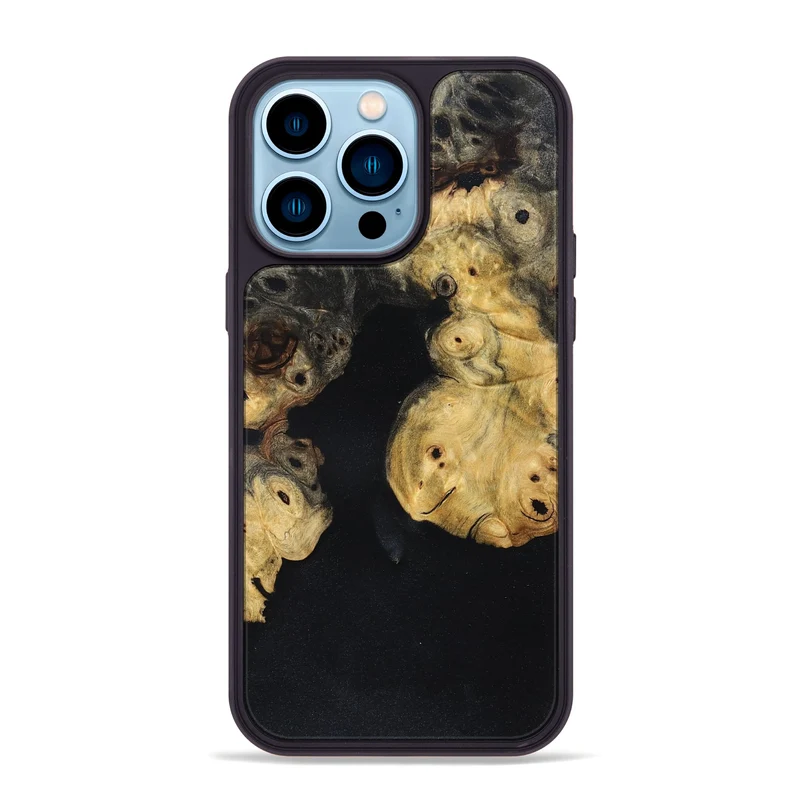 iPhone 14 Pro Max Wood Phone Case - Vanesa (Wood Burl, 829767)