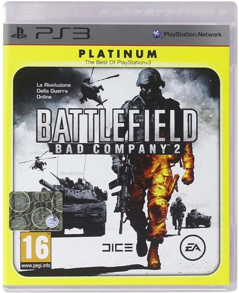 BATTLEFIELD : BAD COMPANY 2 PS3 (nuovo versione italiana)