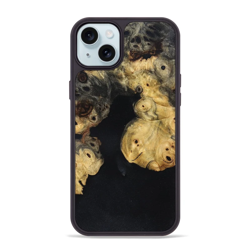 iPhone 15 Plus Wood Phone Case - Vanesa (Wood Burl, 829767)
