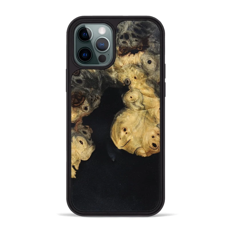 iPhone 12 Pro Max Wood Phone Case - Vanesa (Wood Burl, 829767)