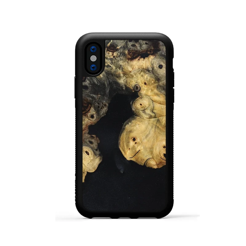 iPhone Xs Wood Phone Case - Vanesa (Wood Burl, 829767)